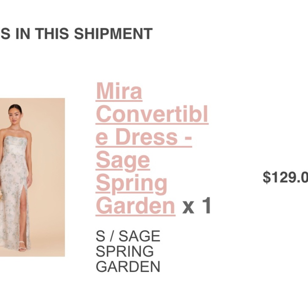 Birdy Grey Mira Convertible Dress - Sage Spring Garden